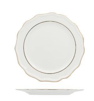 PIATTO PANE BORDO DOPPIO FILO ORO 17CM