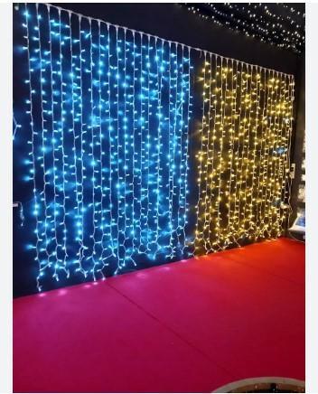 TENDA 100LED ICE FLASH CALDA MIS 3M DISCESA MAX 70