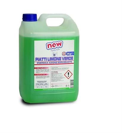 DETERGENTE PIATTI LIMONE VERDE NOW 5LT HACCP