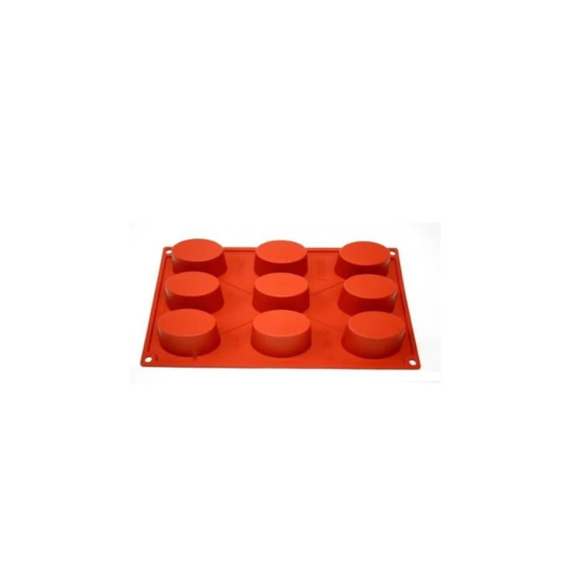 STAMPO IN SILICONE 9 PORZIONI OVALE