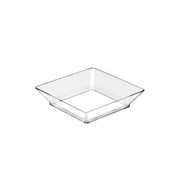 VASSOIO SMALL PLATE PS TRASPARENTE 65X65MM CF=25PZ