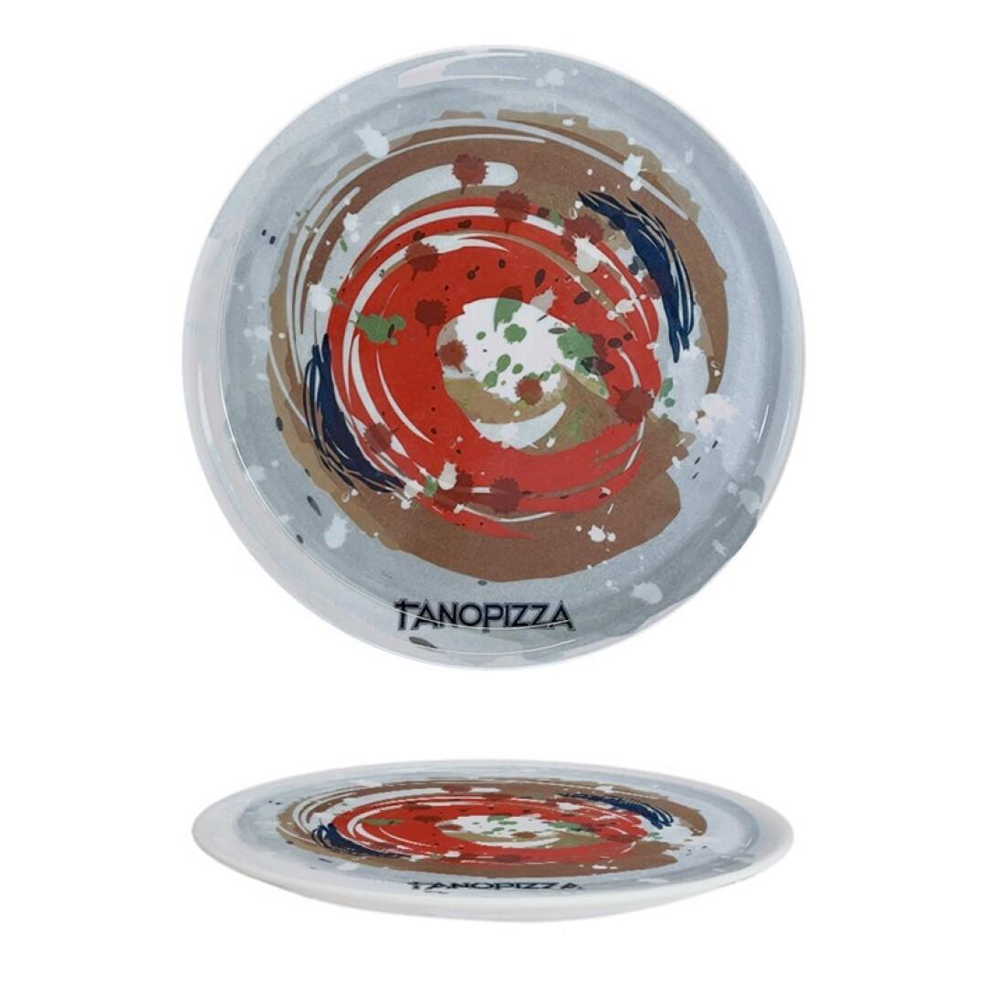 PIATTO PIZZA DECORATO 31CM