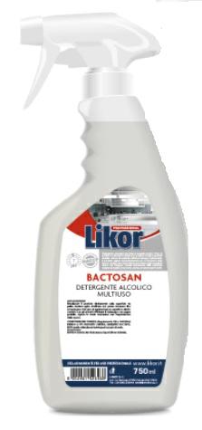 DETERGENTE SANIFICANTE ALCOLICO MULTIUSO BACTOSAN 750ML