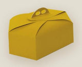 SCATOLA ESAGONALE 25x36x15CM FANTASIA ECOLIFE GIALLO CF=25PZ