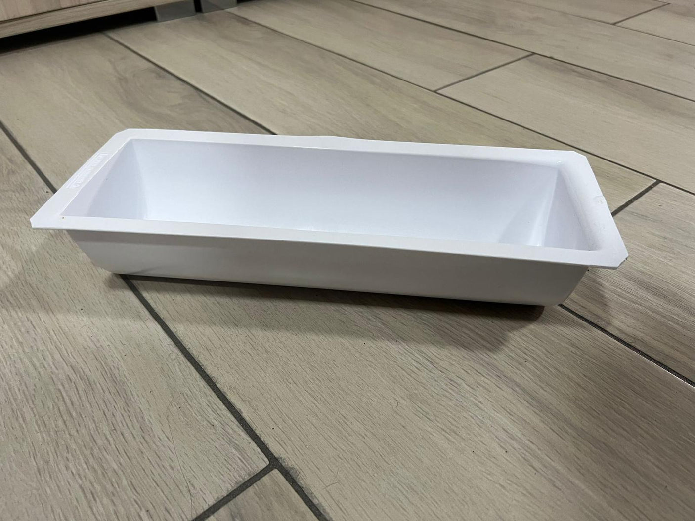 FORMA PER TORRONE IN PLEXIGLASS BIANCO SEZIONE TRONCO