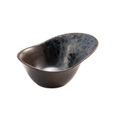 PHOBOS COPPA PET.OVALE NERO PNT BLU 18,5X13,5H8CM