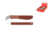 COLTELLO CASTAGNE MANICO LEGNO