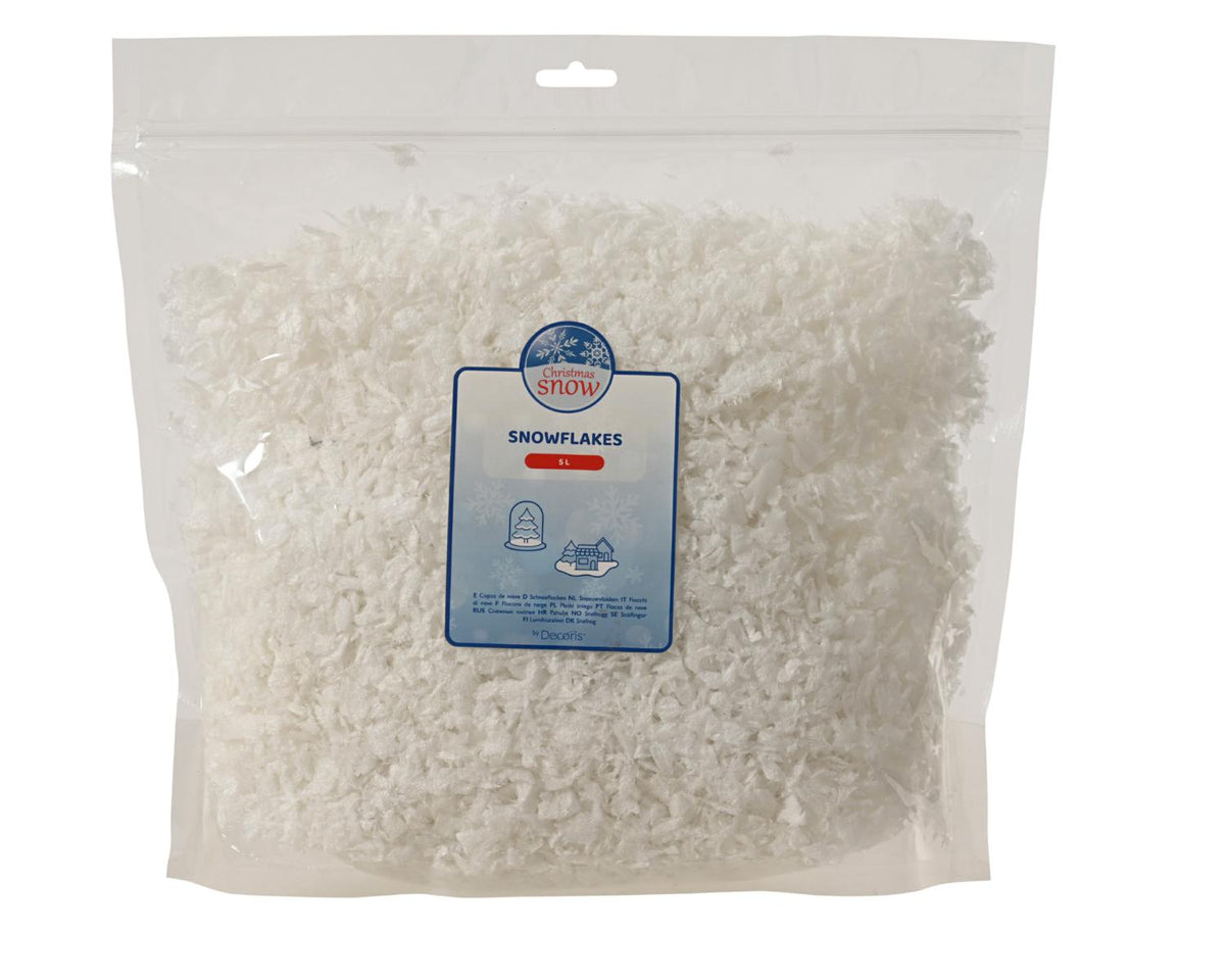 NEVE ARTIFICIALE PE  BIANCA 34X28X6CM