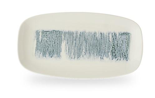 PIATTO LYRA BLUE VASSOIO RETTANGOLARE 35,5X18,9 CHURCHILL