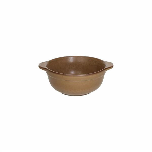 TAZZA BRODO 15CM S/PTERRACOTTA COL.MARRONE