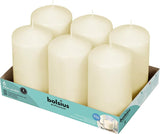 CANDELA PILASTRO AVORIO 15X7,8CM CF=6PZ