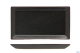 PIATTO RETTANGOLARE CM.28,5X16 STROMBOLI NERO