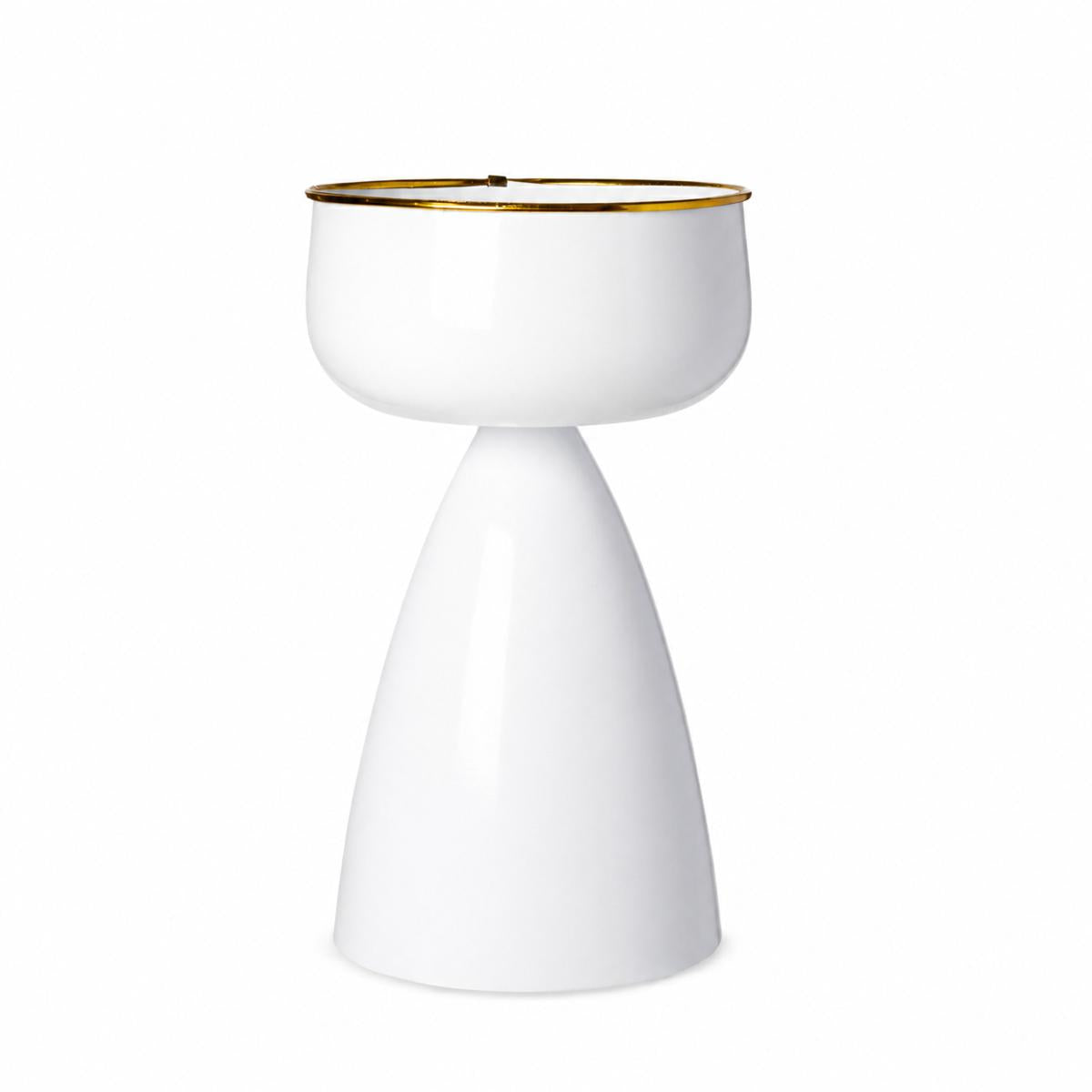 VASO FIORIERA PROVENZA BIANCO H52