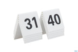 SEGNAPOSTO NUMERI DA31 A 40 BIANCO