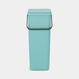 PATTUMIERA SORT&GO 40LT C/MANIGLIA VERDE MENTA