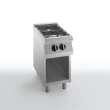 CUCINA 2 FUOCHI A GAS L.400x P.730 x H.900 mm
