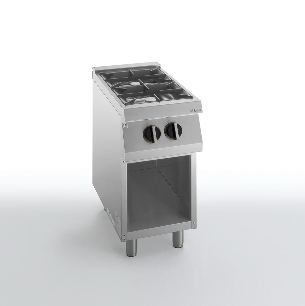 CUCINA 2 FUOCHI A GAS L.400x P.730 x H.900 mm