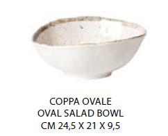 COPPA OVALE CM.24,5X21X9,5 MELAMINA ENJOY