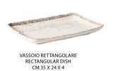 VASSOIO RETTANGOLARECM.35X24X4H MELAMINA ENJOY