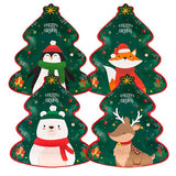 CF 8 PIATTI SHAPED SANTA'S FRIENDS CM 27X24