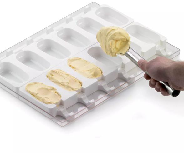 STAMPO IN SILICONE MAGNUM 93X45,5H25MM BIANCO GEL01 CF=2PZ