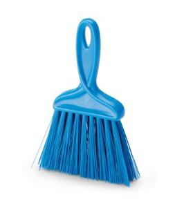 SCOPINO MANUALE BLU SCURO SETOLE