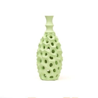 VASO TRAFORATO SLIM VERDE 16X38