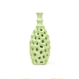 VASO TRAFORATO SLIM VERDE 16X38
