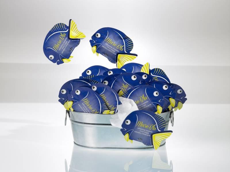 SALVIETTA RINFRESCANTE MAREBLU PESCE CF=80PZ