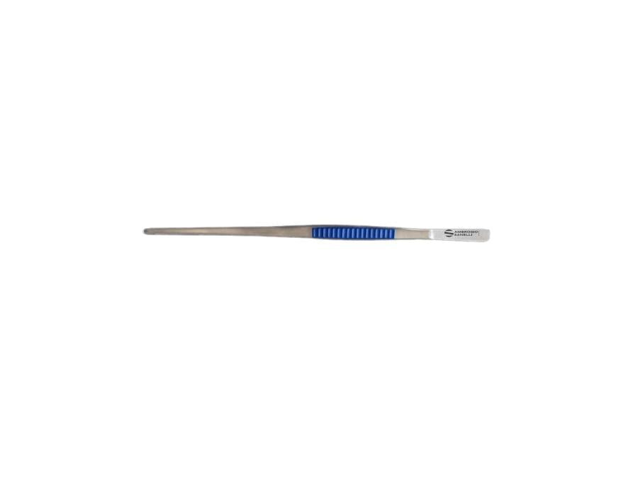 PINZA CHEF ACCIAIO INOX 30CM C/INSERTO BLU