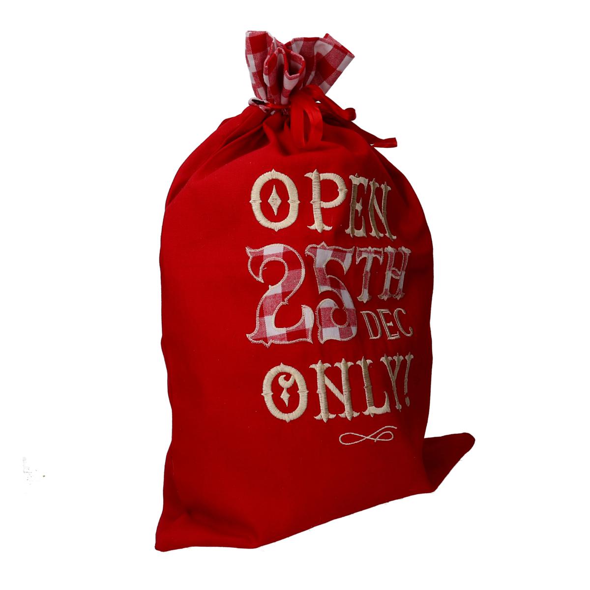 SACCHETTO TESSUTO ROSSO CM44X0.5X70H