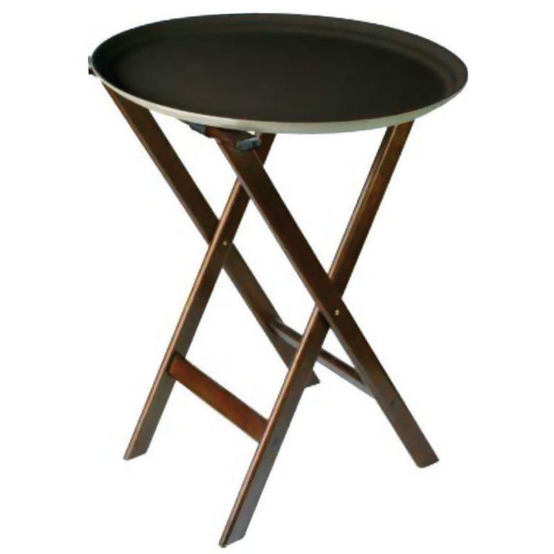STAND PER VASSOIO LEGNO COL.NERO