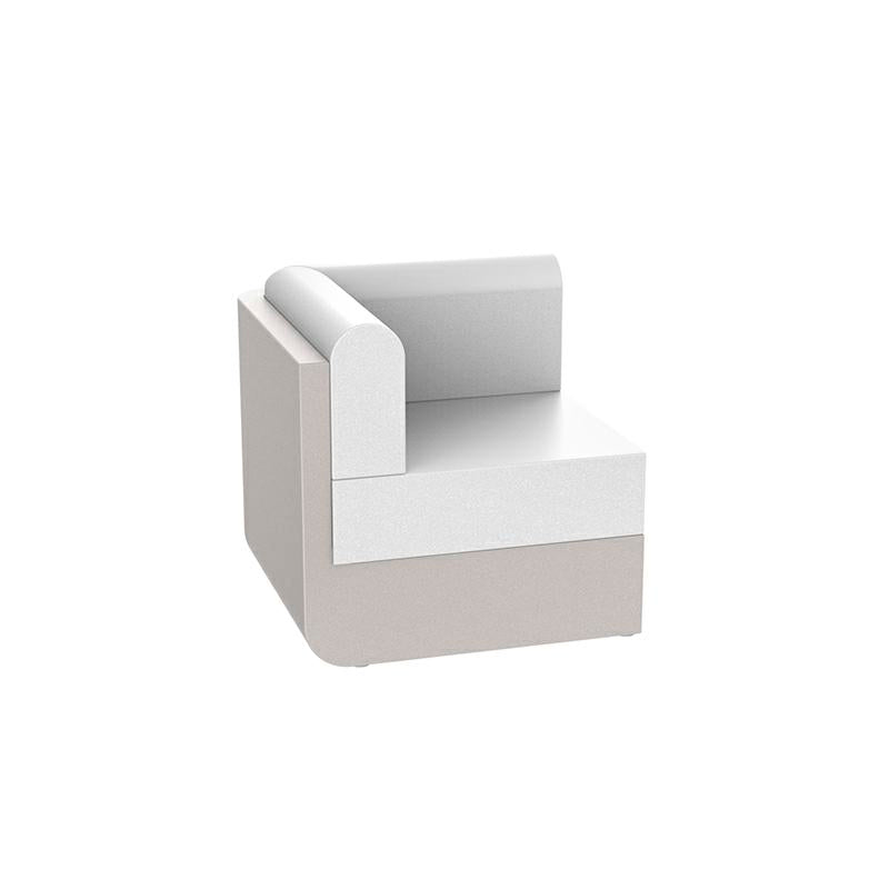 ELEMENTO ANGOLO DIVANO MODULARE CREMA