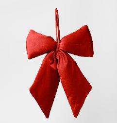 FIOCCO VELLUTO ROSSO 50X28X160CM
