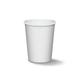 BICCHIERE 210ML BIANCO IN CARTONCINO+PE CF=50PZ