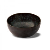 COPPETTA TONDA ALTA "PHOBOS" NERA PUNT.BLU DIAM.18X8,5H STW