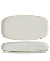 PIATTO RETTANGOLARE VASSOIO STONE BIANCO CHURCHILL 35X18.5