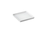 PIATTINO QUADRATO INMELAMINA BIANCA 12X12X1,3