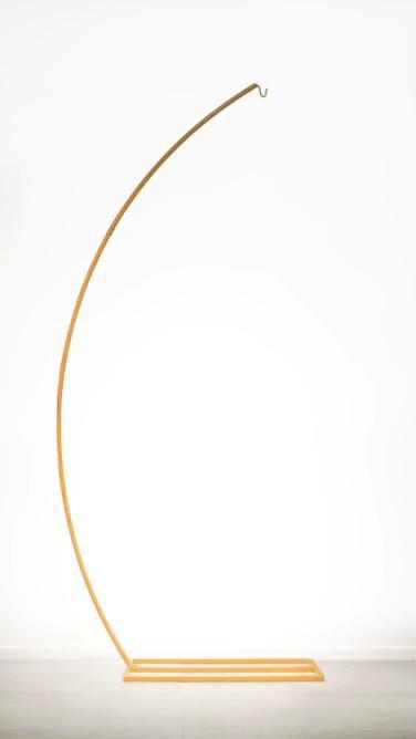 PIEDISTALLO ARCO H240CM ORO PER LAMPADARIO