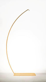 PIEDISTALLO ARCO H240CM ORO PER LAMPADARIO
