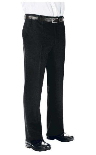 PANTALONE UOMO S/PINCES 100%POLYESTER NERO