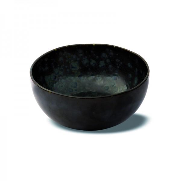 COPPETTA TONDA ALTA "PHOBOS" NERA PUNT.BLU DIAM.15X7H STW
