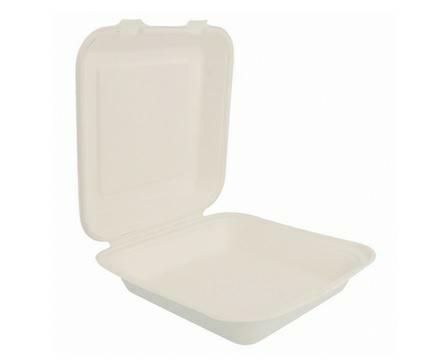 CONTENITORE PASTO+COP "BIONIC M" COMPOSTABILE BIANCO CF=50PZ