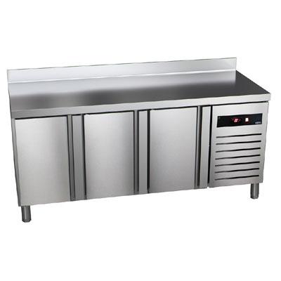 TAVOLO REF. GN 1/1 3/P C/ALZ. MOD.TGP-180 HC 1790x700x850