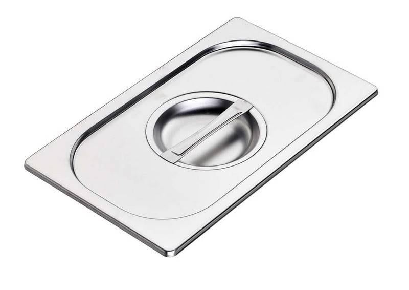 COPERCHIO GN 1/4 DIM.265X162MM ACCIAIO INOX