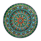 POLYCHROMOS TOVAGLIETTA VERDE MELAMINA DESIGN MANDALA Ø34