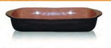 TEGLIA RETTANGOLARE TERRACOTTA 44X26CM PADIA