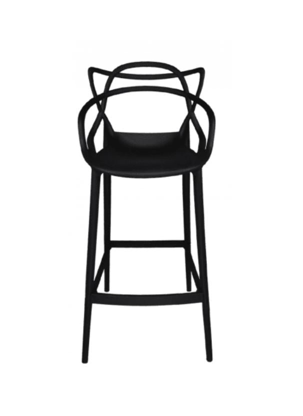 SGABELLO "BALOS" ANTI UV IN PP COLORE NERO