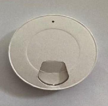 COPERCHIO BICCHIERE 240ML IN CARTONCINO X 8OZ C/FORO CF=50PZ