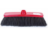 SCOPA PIATTA ROSSA EXTRA CON SETOLE NERE "MUNDO" MOD.SLEEK